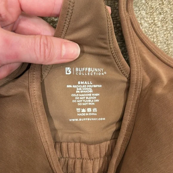 Buffbunny Collection Luxe Bralette Cloud Cocoa Brown Women Size Small - Picture 8 of 10